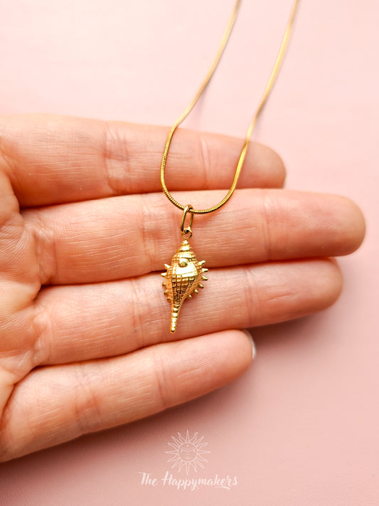 Bedel + ketting ☀ shell of gold