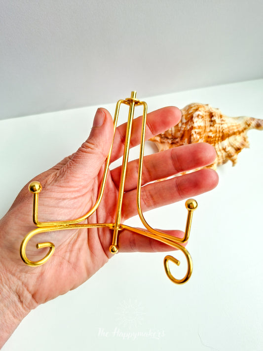 Tegelhouder goud metaal ☀