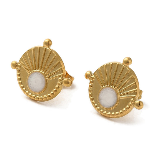 Studs stainless steel boho beach