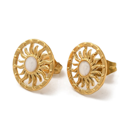 Studs stainless steel boho beach