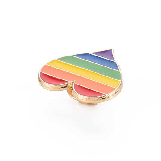 Pin ☀ rainbow heart
