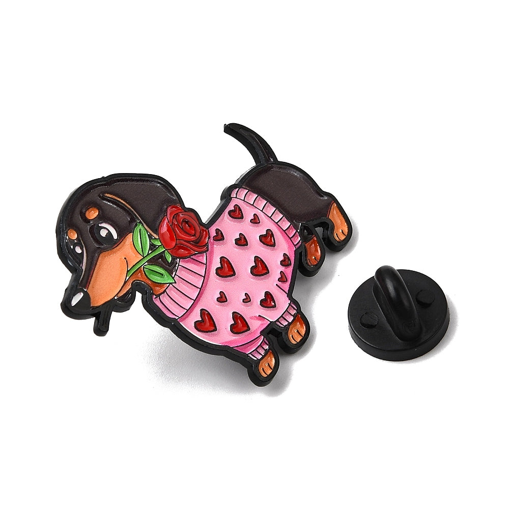 Pin ☀ dog with a rose