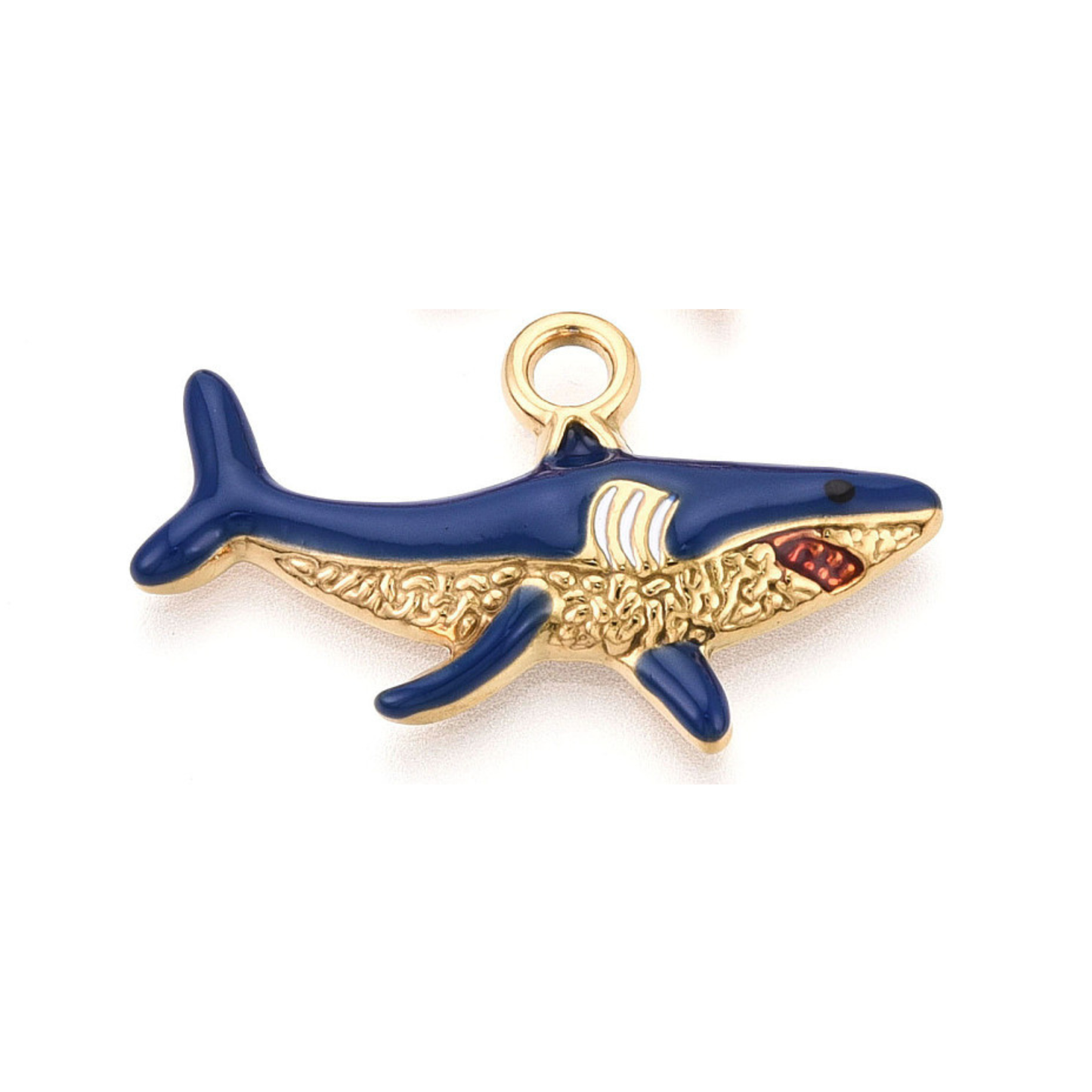 Bedel + ketting ☀ blue shark