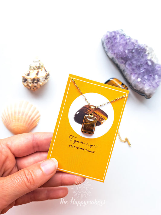 Ketting met edelsteen bedel