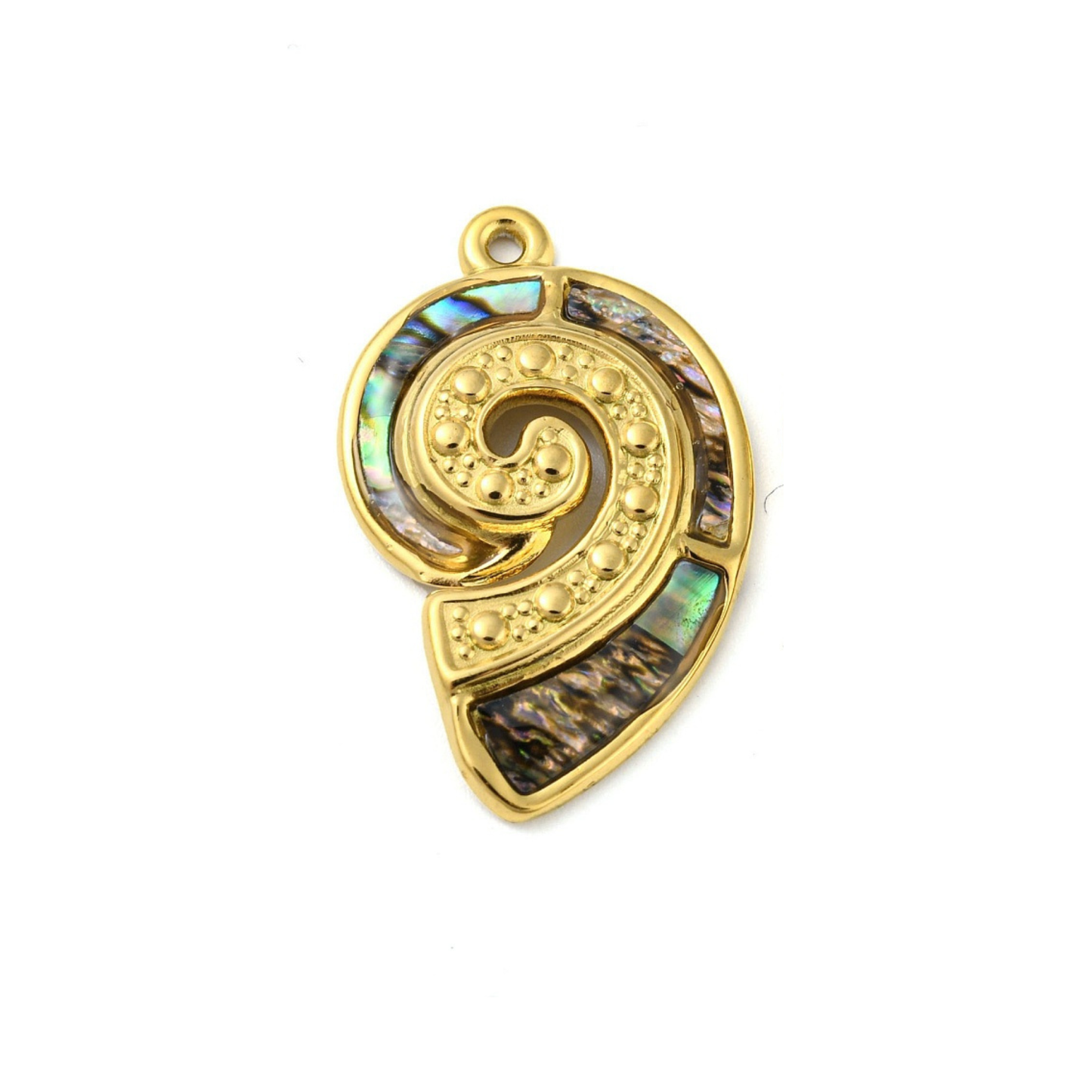 Bedel + ketting ☀ abalone shell