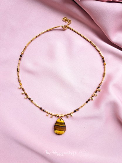 Ketting edelsteen ☀ faye