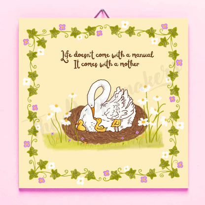 Happy tile ☀ life comes with a mom