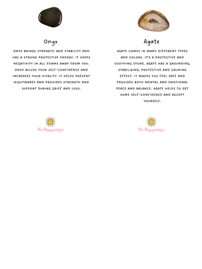 Edelsteen oorbellen ☀ dewy