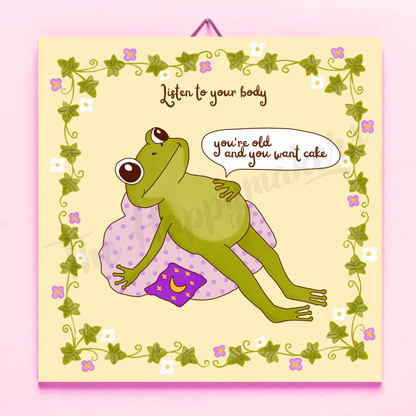 Happy tile ☀ listen to your body