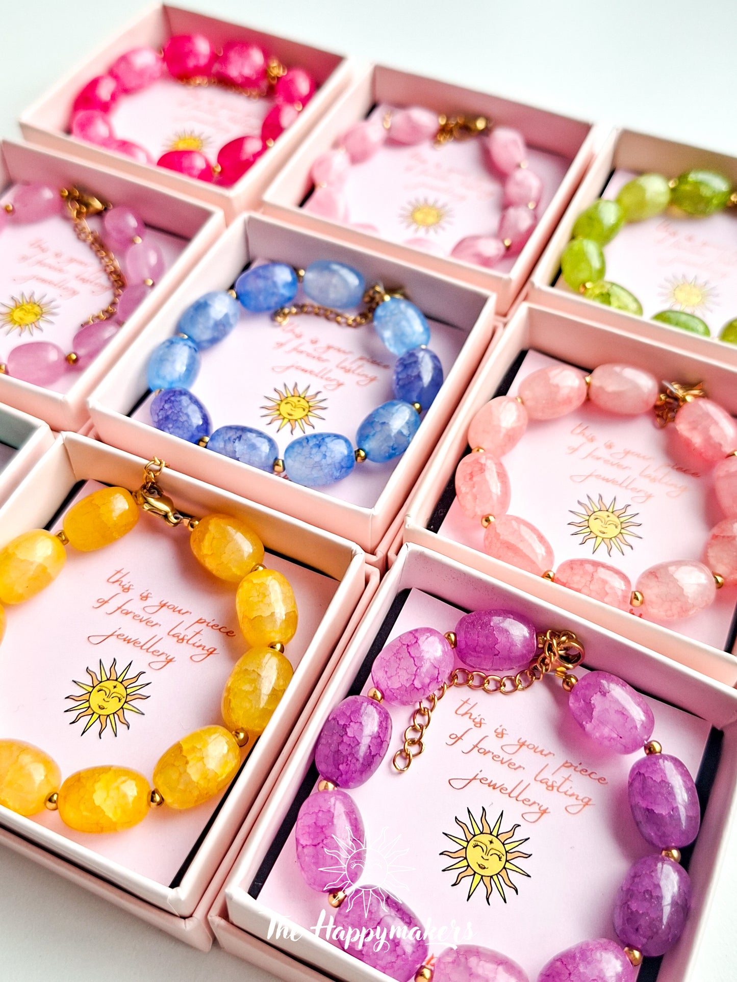 Armband van glaskralen