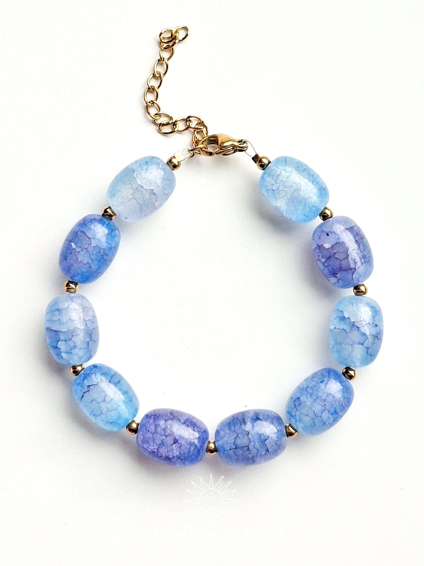 Armband van glaskralen