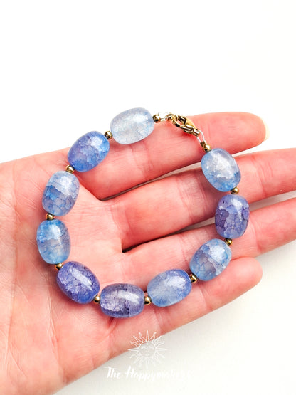 Armband van glaskralen