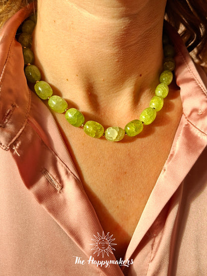 Ketting van glaskralen