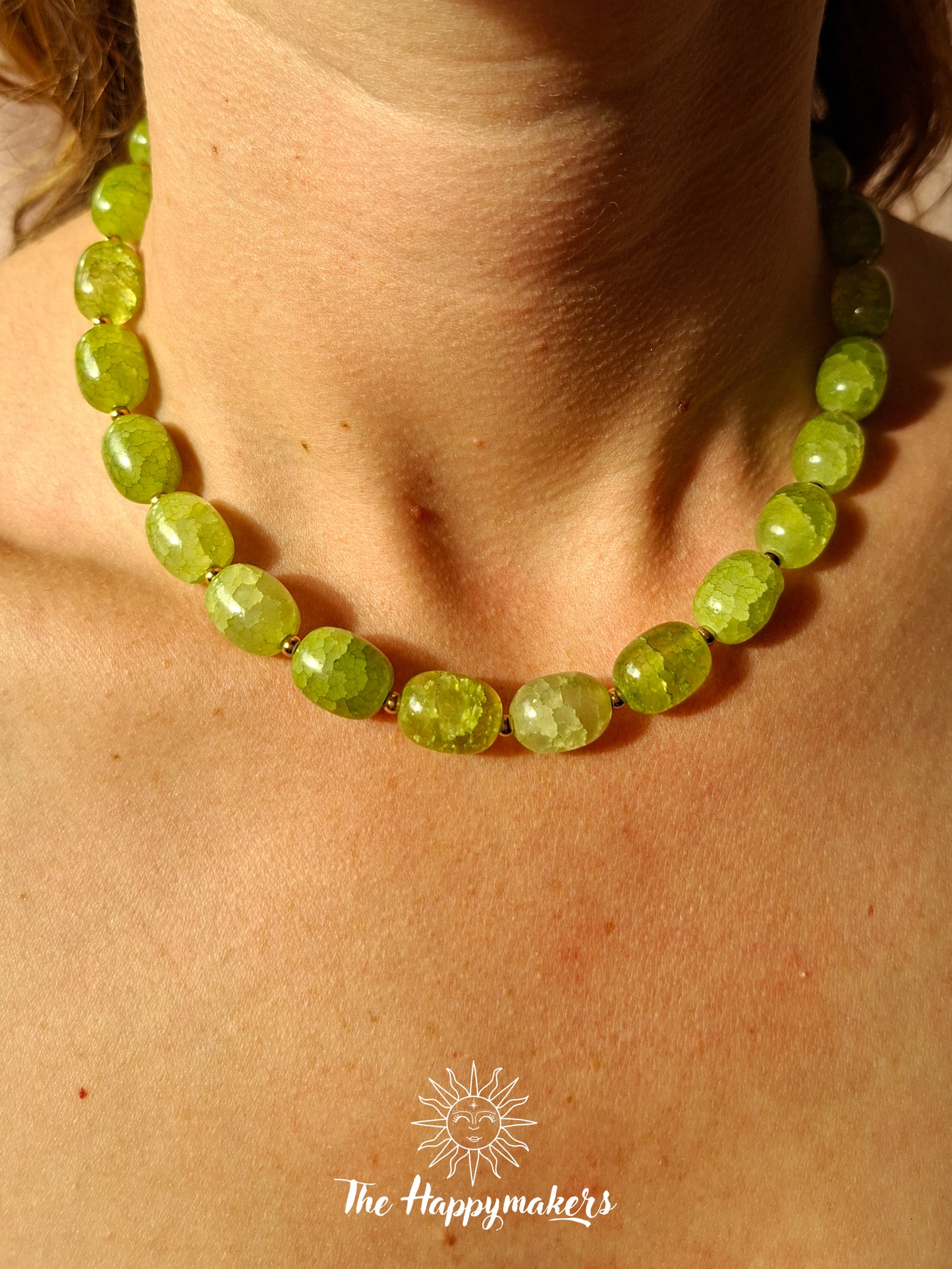 Ketting van glaskralen