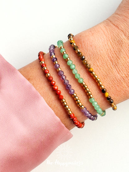 Armband edelsteen ☀ myrthe