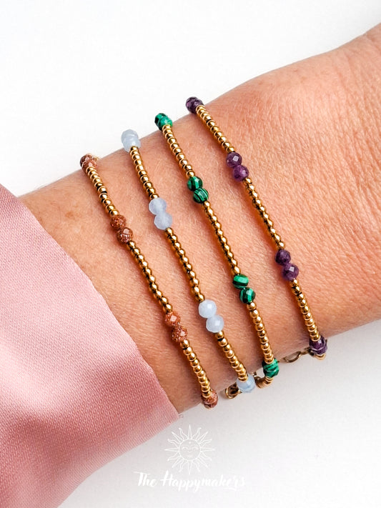 Armband edelsteen ☀ laura