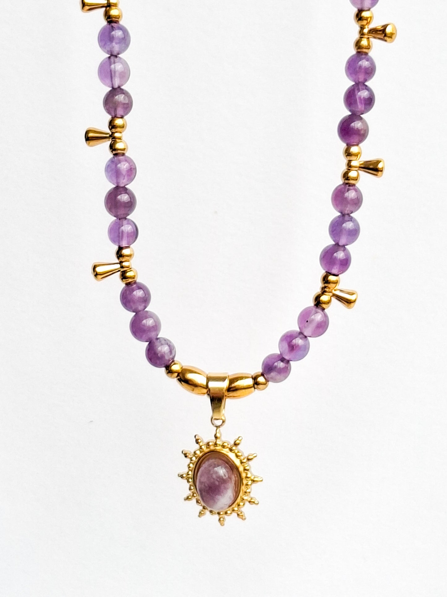 Ketting edelsteen ☀ dewy