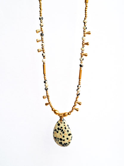 Ketting edelsteen ☀ faye