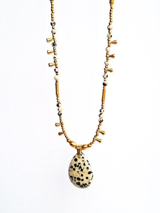 Ketting edelsteen ☀ faye