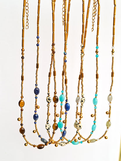 Ketting edelsteen ☀ sara