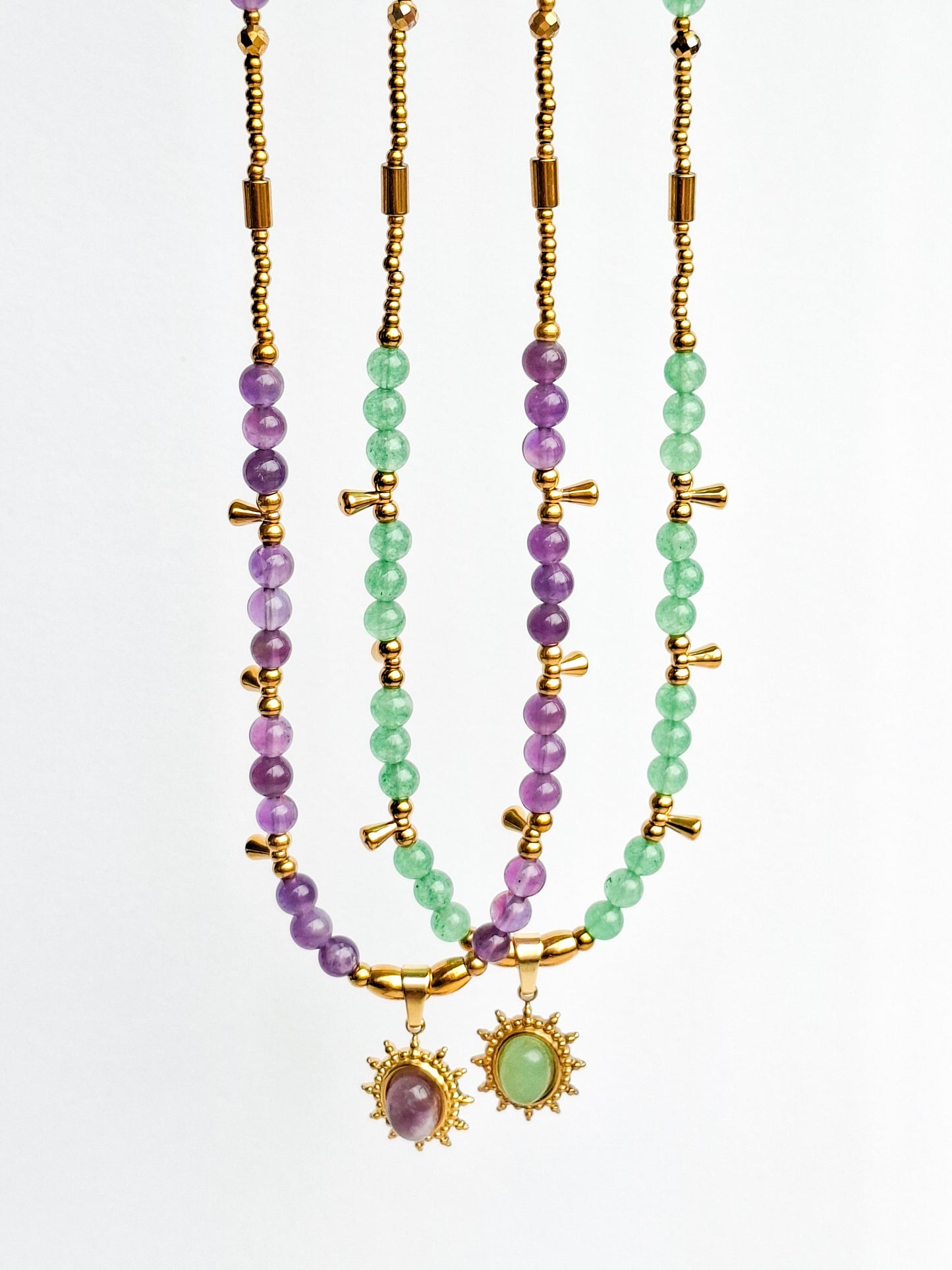 Ketting edelsteen ☀ dewy