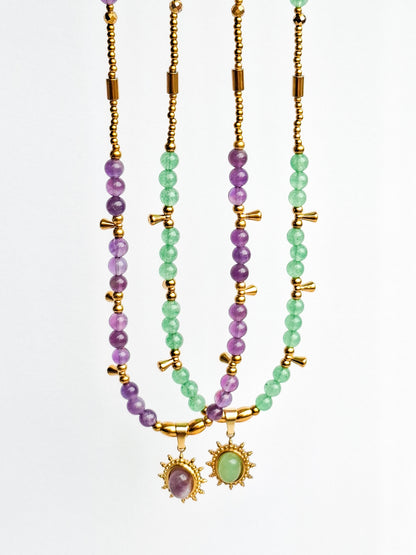 Ketting edelsteen ☀ dewy