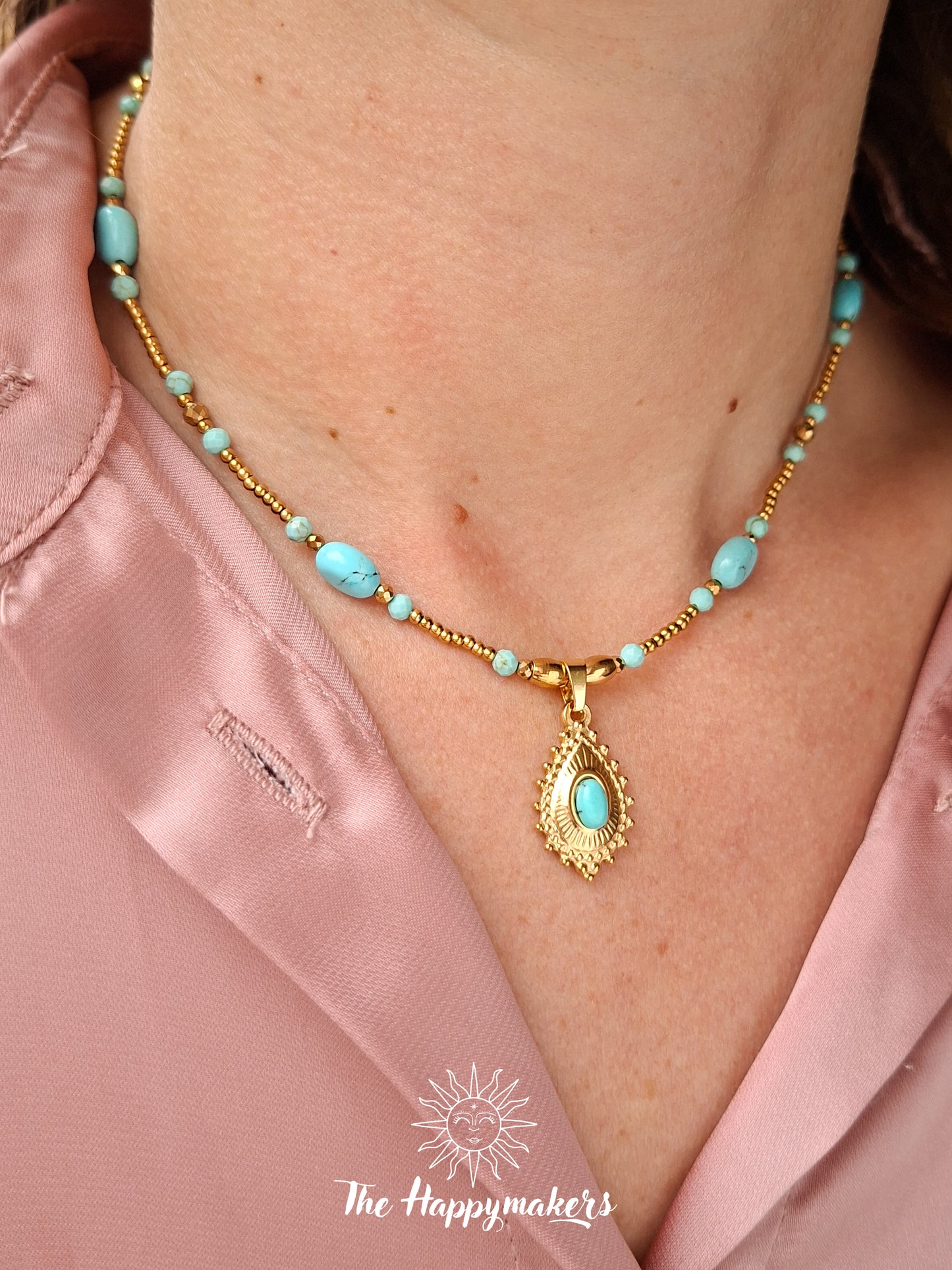 Ketting edelsteen ☀ celine