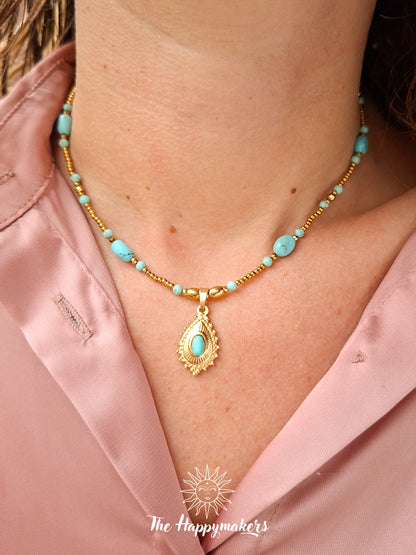 Ketting edelsteen ☀ celine