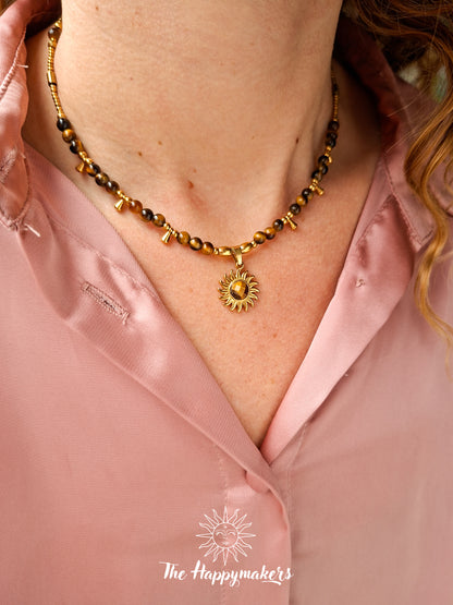 Ketting edelsteen ☀ dewy