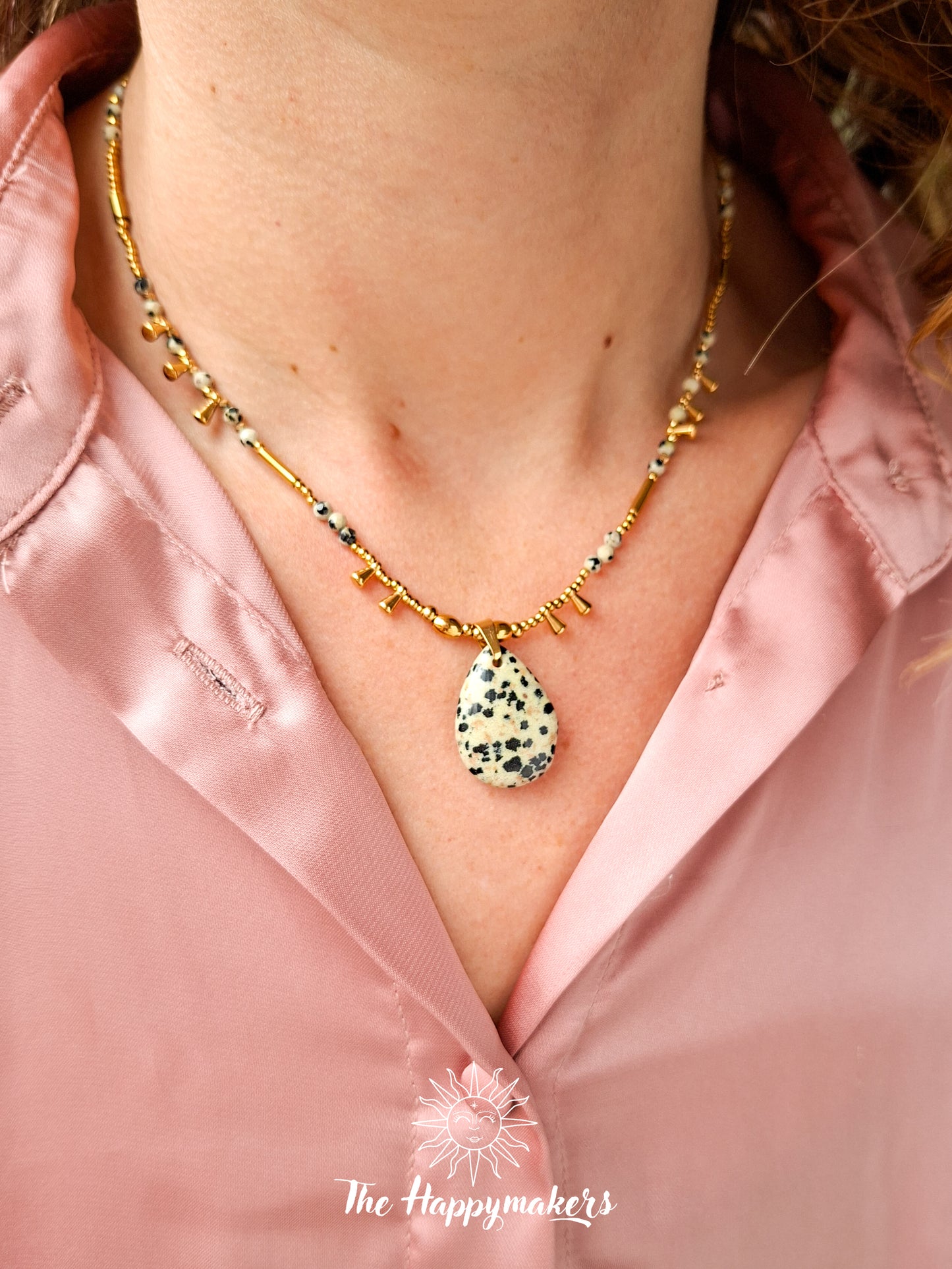 Ketting edelsteen ☀ faye