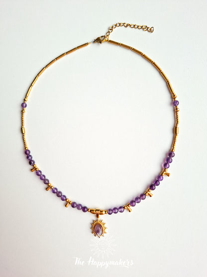 Ketting edelsteen ☀ dewy