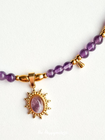 Ketting edelsteen ☀ dewy