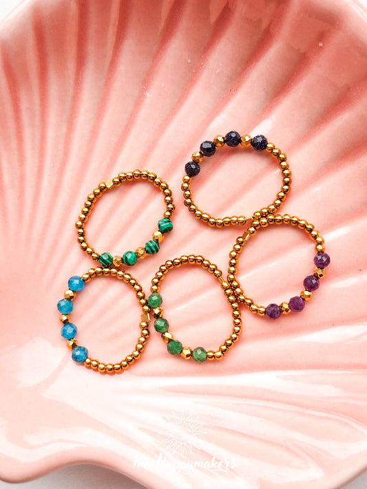 Ring edelsteen ☀ myrthe