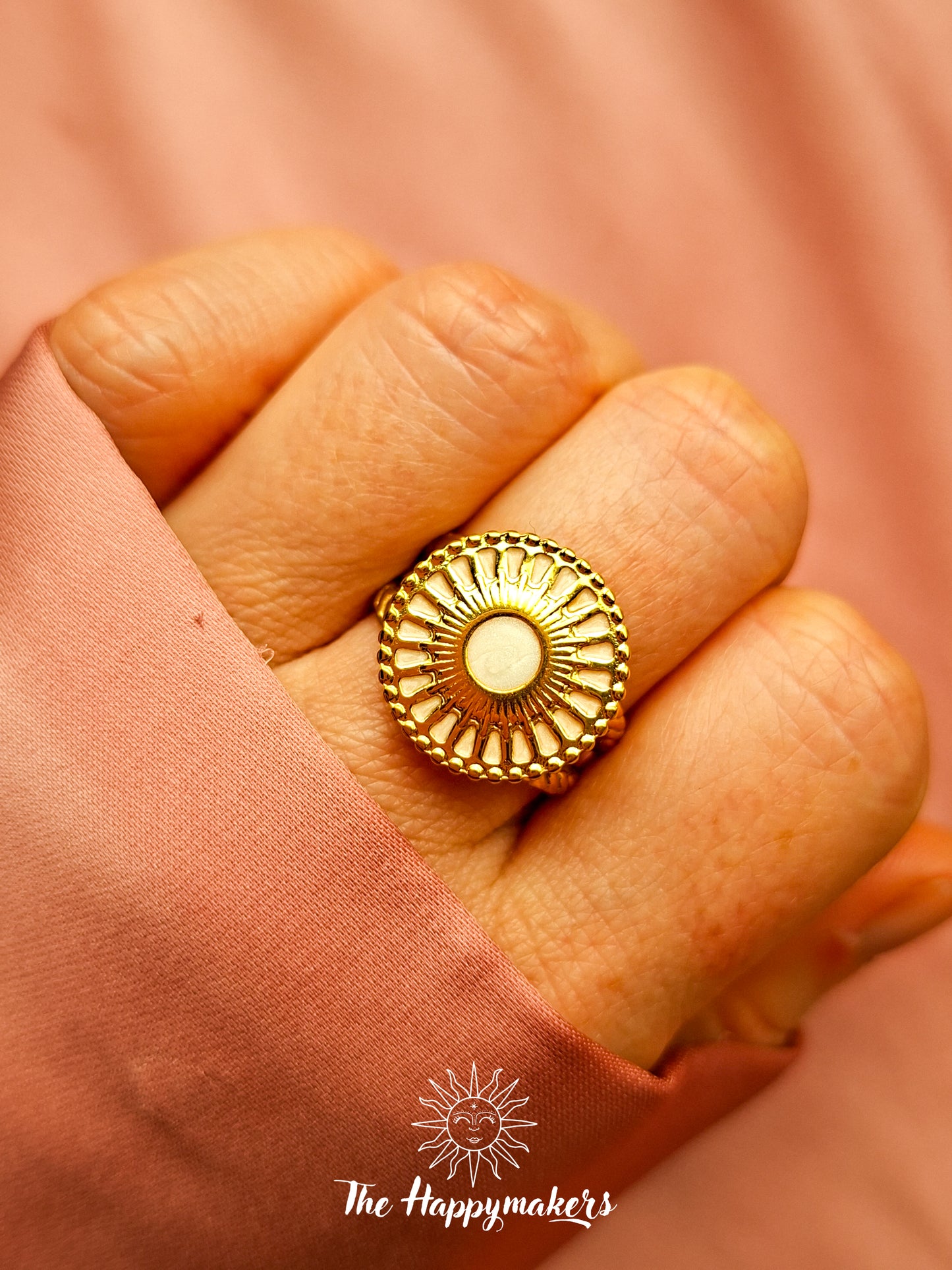 Ring stainless steel ☀ mandala