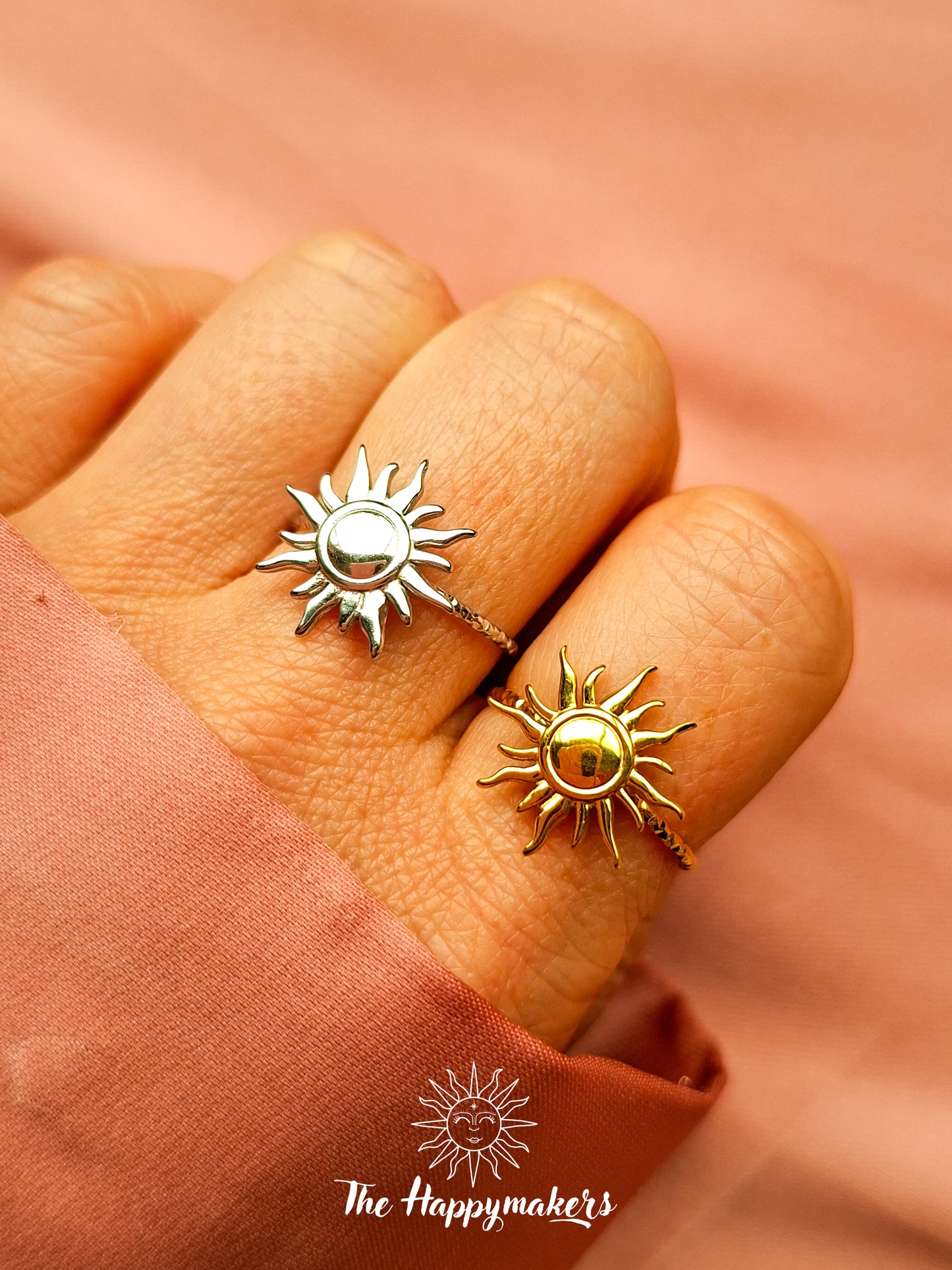 Ring stainless steel ☀ sun