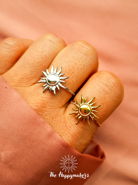 Ring stainless steel ☀ sun
