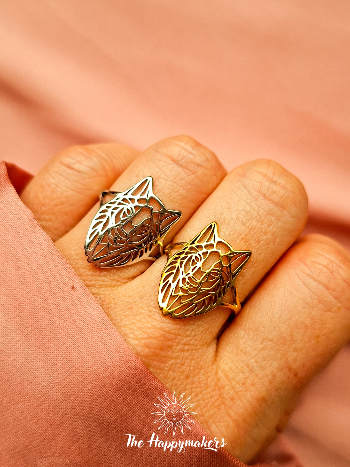 Ring stainless steel ☀ wolf