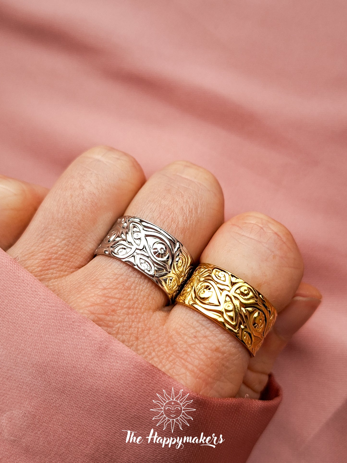 Ring stainless steel ☀ eyes