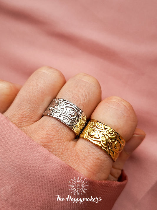 Ring stainless steel ☀ eyes