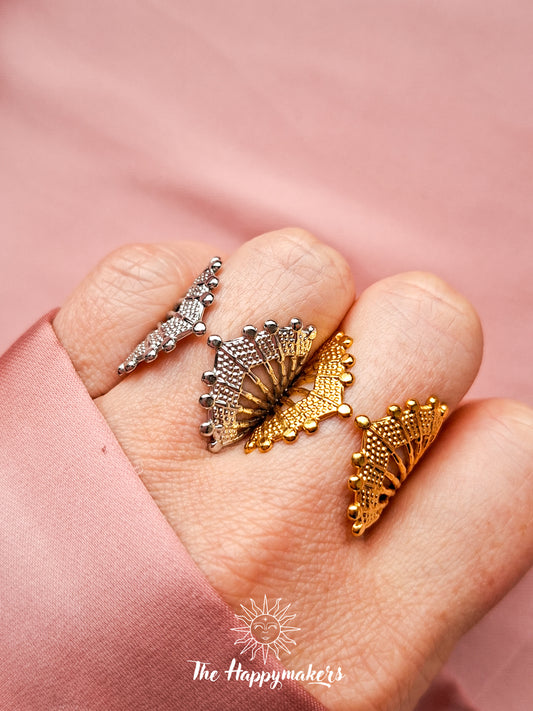 Ring stainless steel ☀ boho open