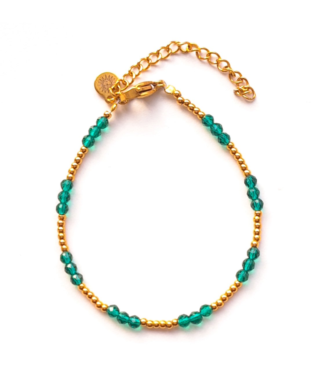 Colorfull bracelet touch of green