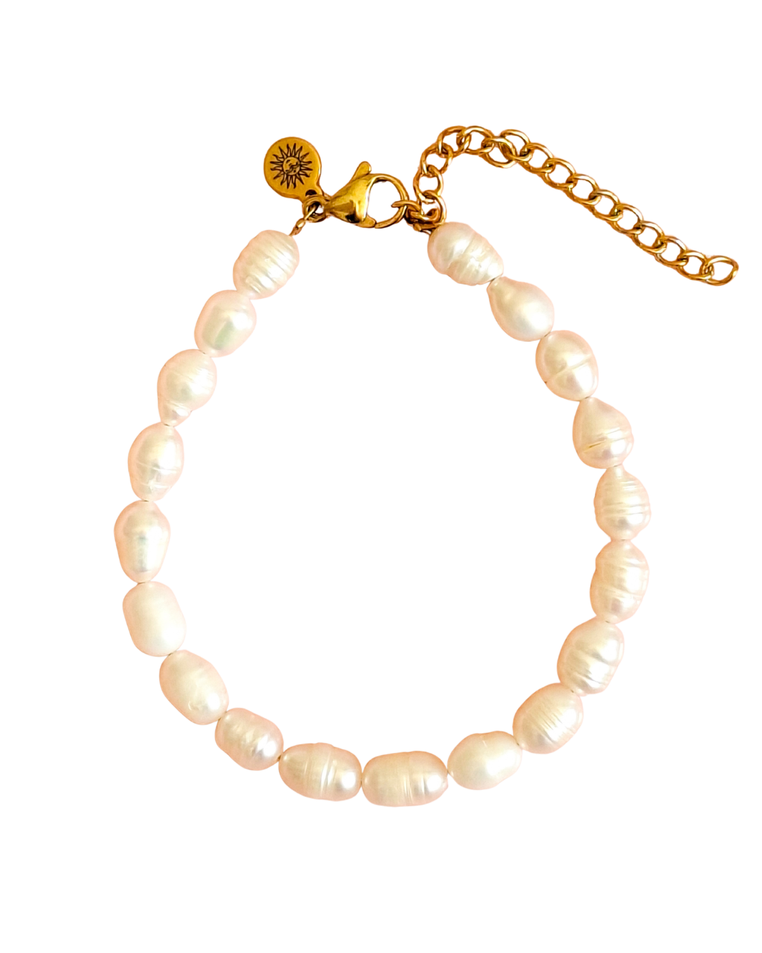 Boho beach bracelet classic big pearl