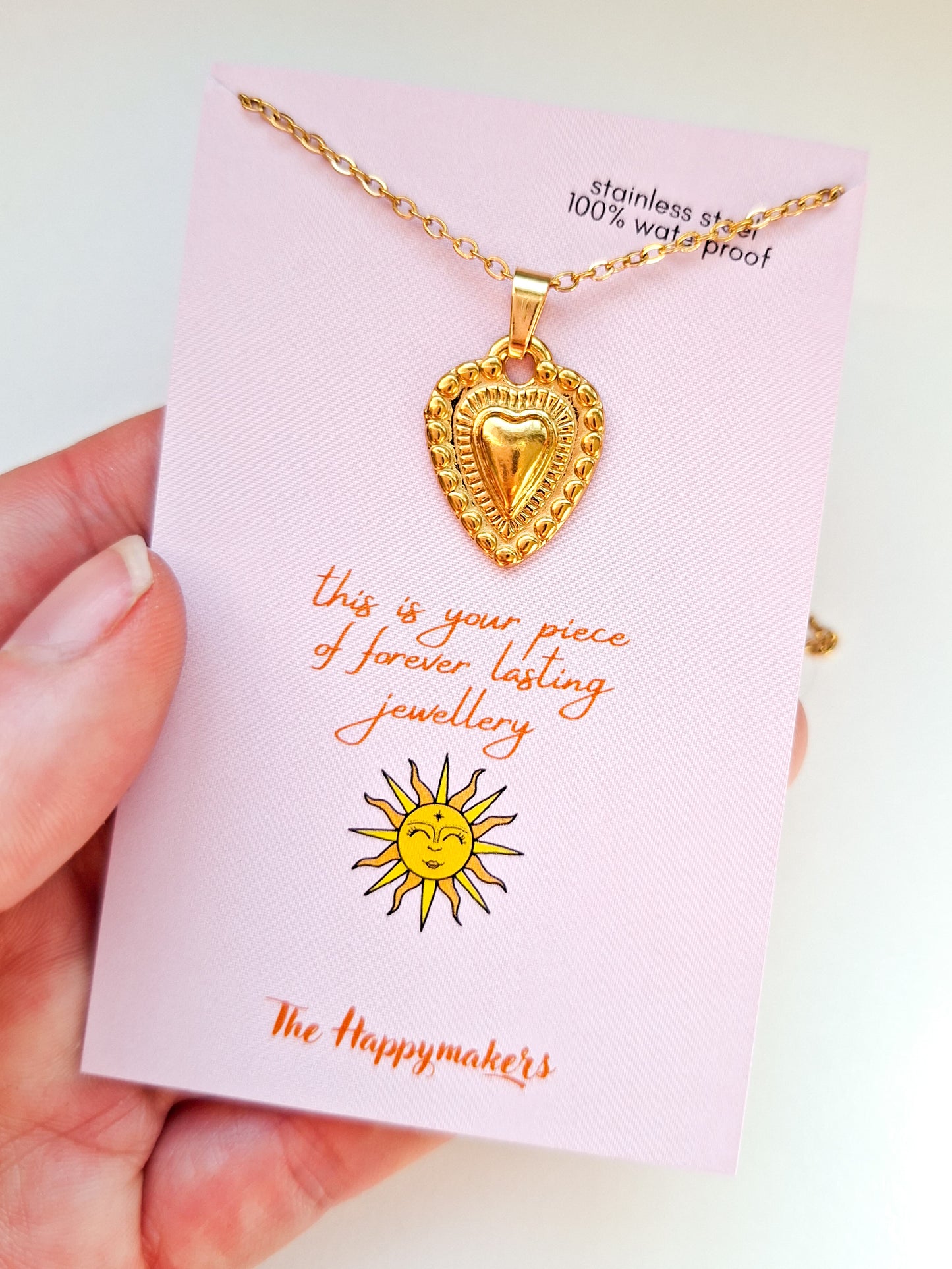 Bedel + ketting ☀ boho heart
