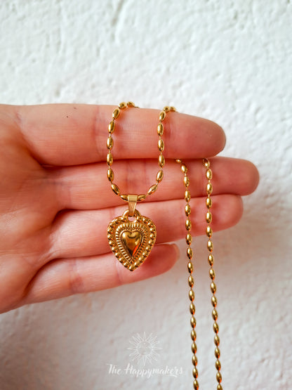 Bedel + ketting ☀ boho heart