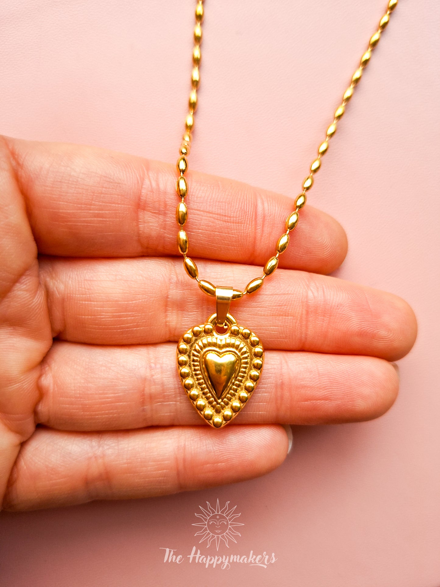 Bedel + ketting ☀ boho heart