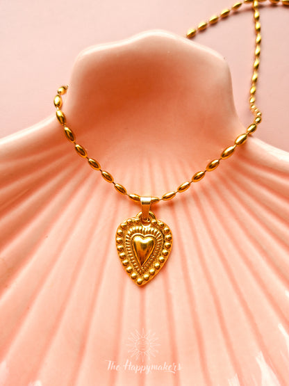 Bedel + ketting ☀ boho heart