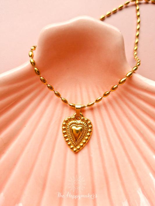Bedel + ketting ☀ boho heart