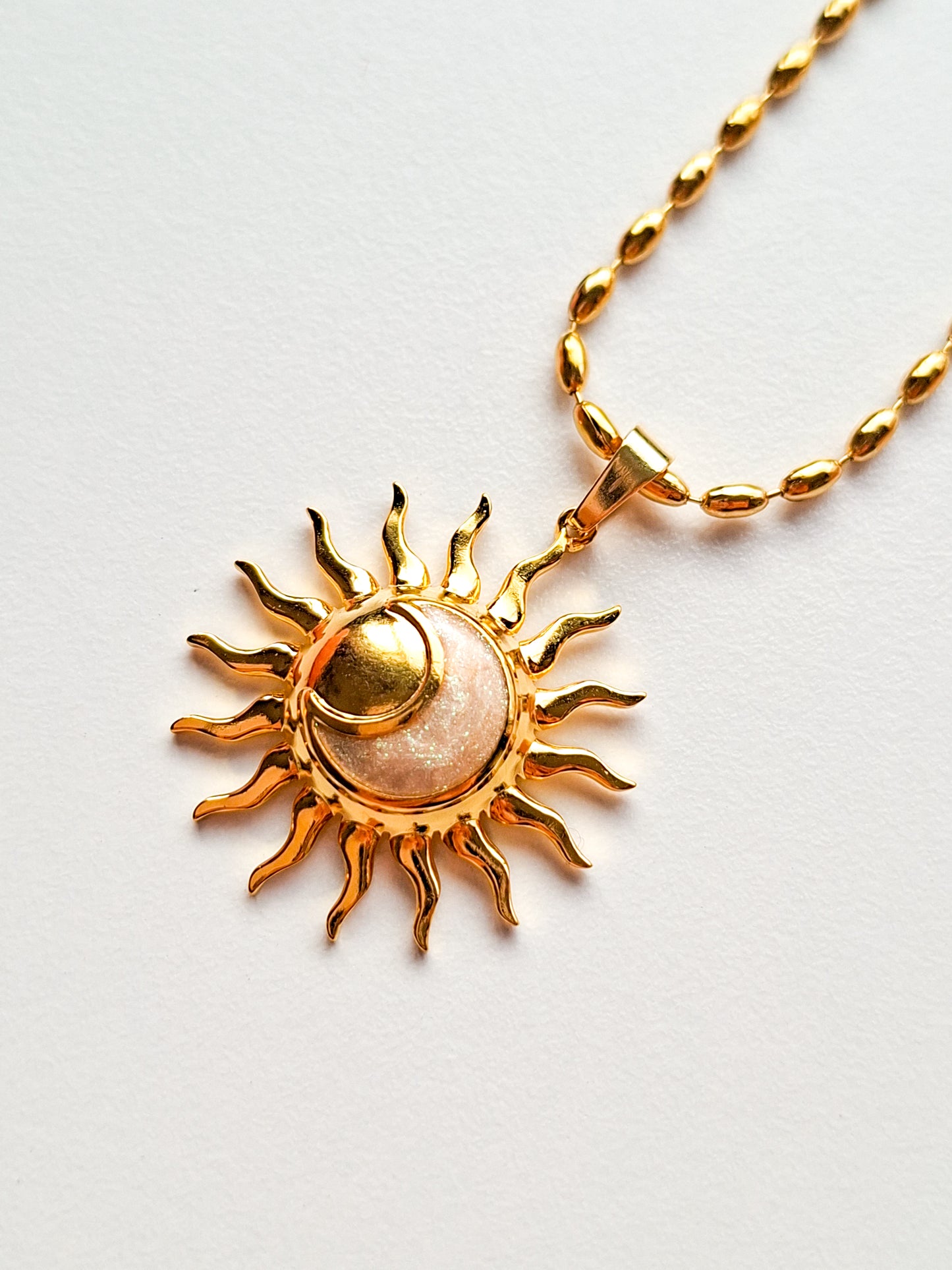 Bedel + ketting ☀ moon & sun