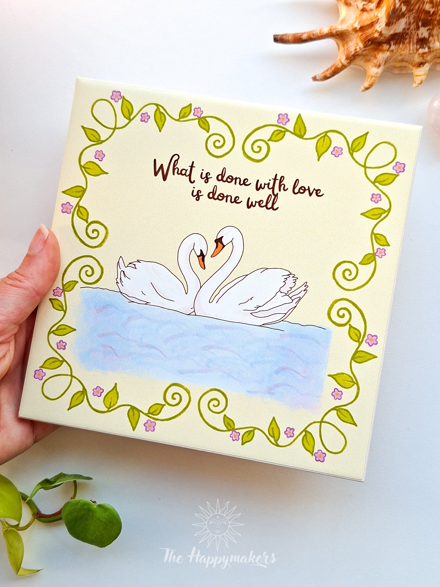 Happy tile ☀ swan love