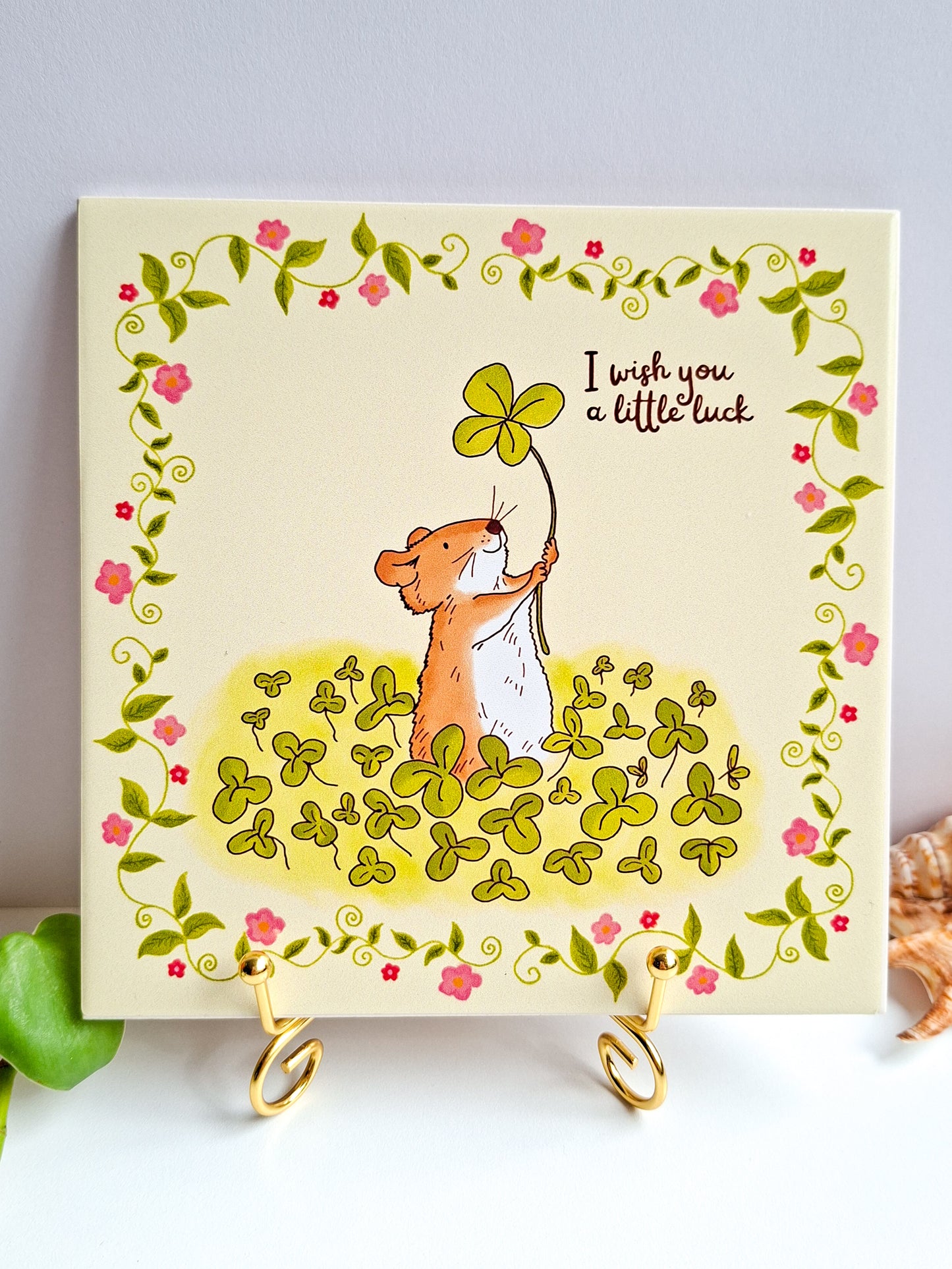 Happy tile ☀ a little luck